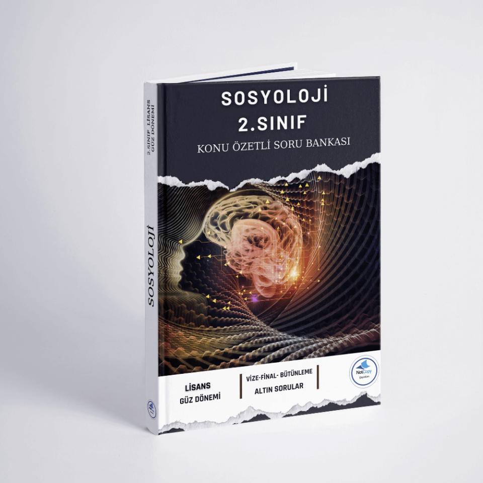 Auzef Sosyoloji 2.Sınıf 2025-2026 Güz Dönemi Konu Özetli Soru Bankası