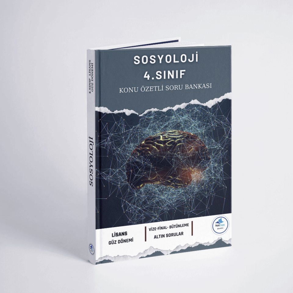 Auzef Sosyoloji 4.Sınıf 2026-2027 Güz Dönemi Konu Özetli Soru Bankası