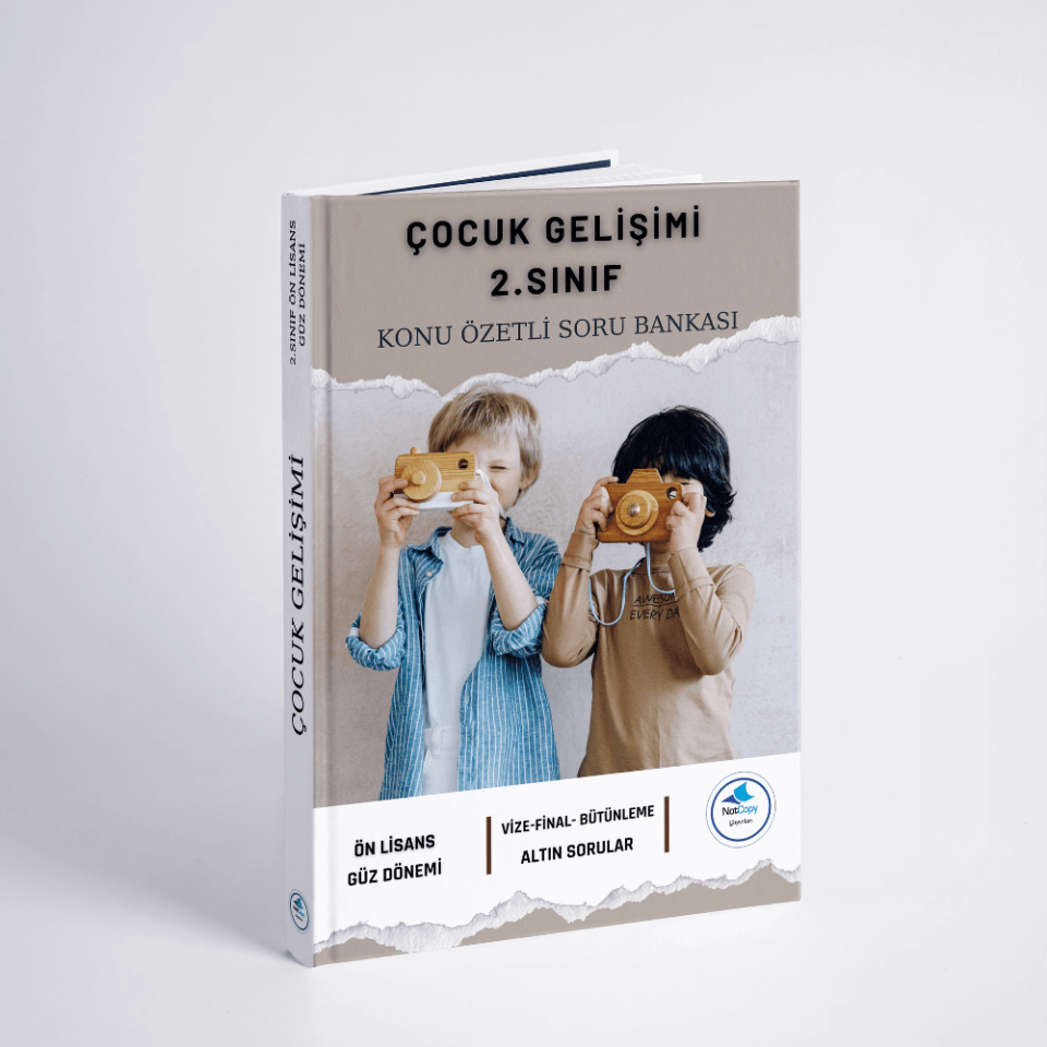 Auzef Ön Lisans Çocuk Gelişimi 2.Sınıf 2026 Güz Dönemi Konu Özetli Soru Bankası