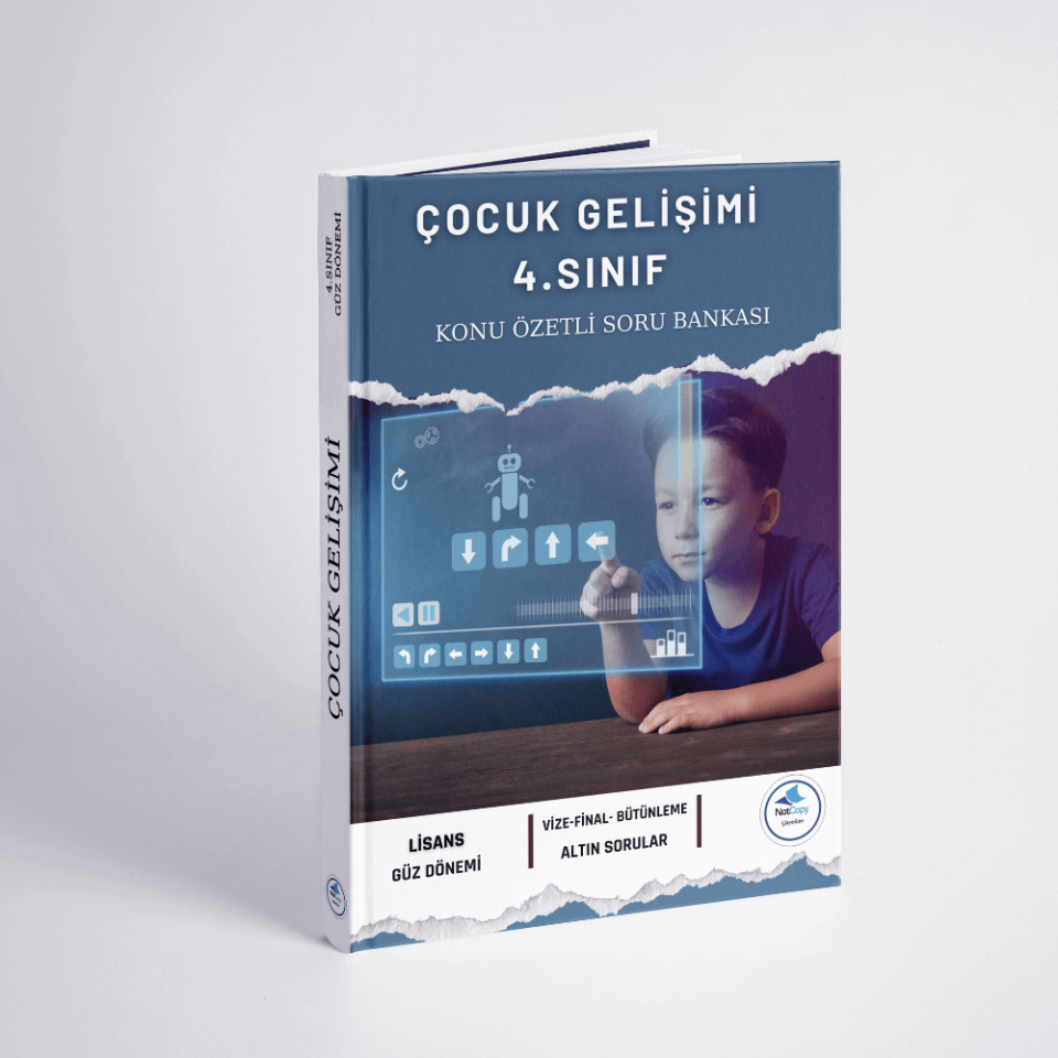 Auzef Çocuk Gelişimi 4.Sınıf 2025-2026 Güz Dönemi Konu Özetli Soru Bankası