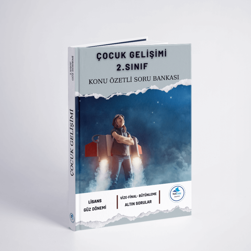 Auzef Çocuk Gelişimi  LİSANS 2.Sınıf 2026-2027 Güz Dönemi Konu Özetli Soru Bankası