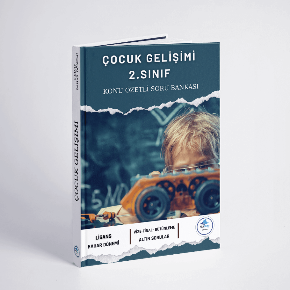 Auzef Çocuk Gelişimi  LİSANS  2.Sınıf 2026 Bahar Dönemi Konu Özetli Soru Bankası