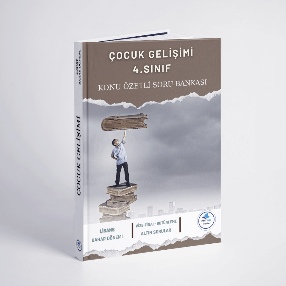 Auzef Çocuk Gelişimi  LİSANS 4.Sınıf 2026 Bahar Dönemi Konu Özetli Soru Bankası