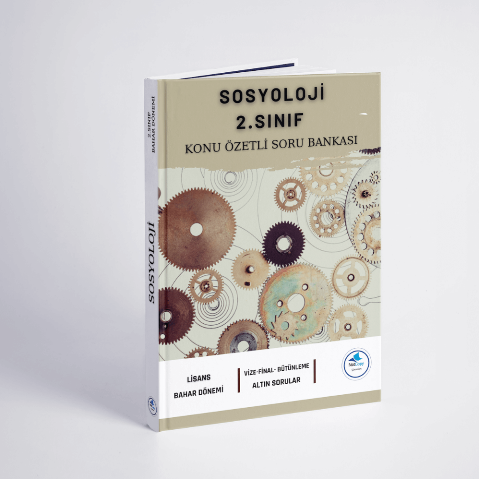 Auzef Sosyoloji 2.Sınıf 2025 Bahar Dönemi Konu Özetli Soru Bankası