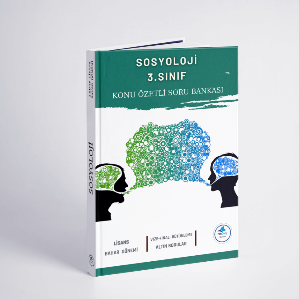 Auzef  Sosyoloji 3.Sınıf 2026 Bahar Dönemi Konu Özetli Soru Bankası