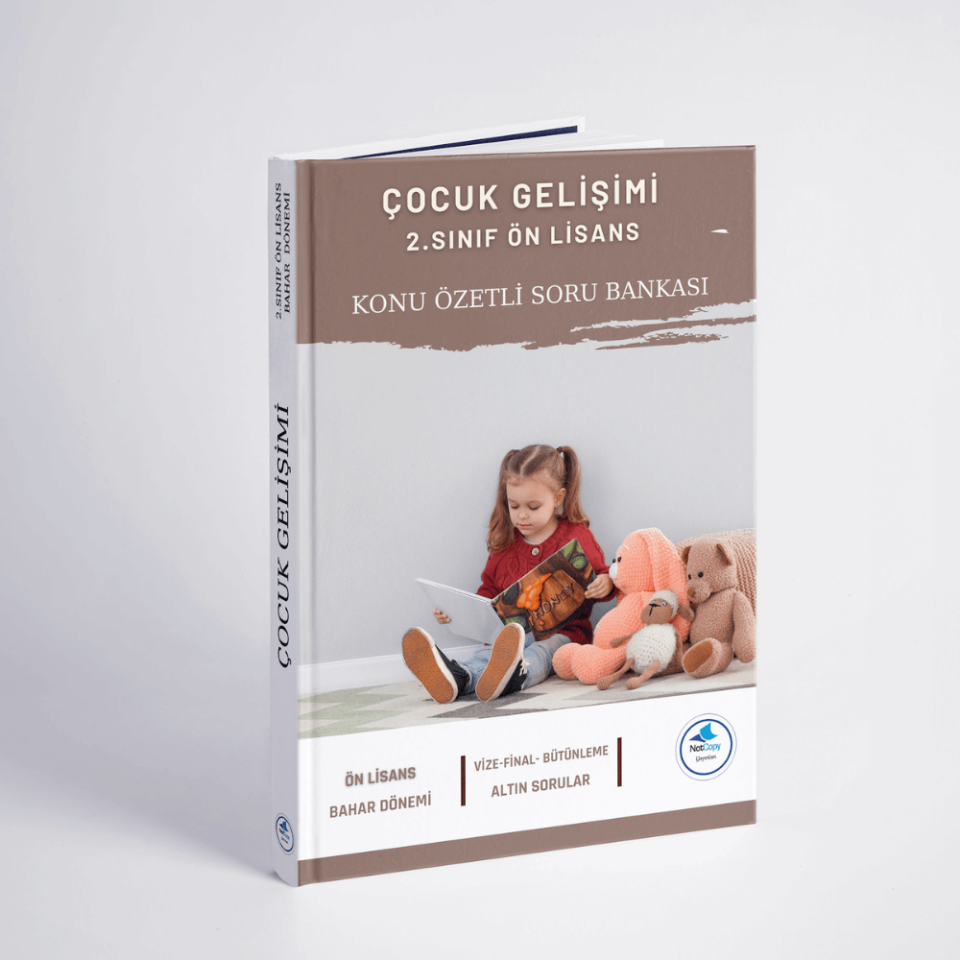 ÖNLİSANS Çocuk Gelişimi 2.Sınıf 2026 Bahar Dönemi Konu Özetli Soru Bankası