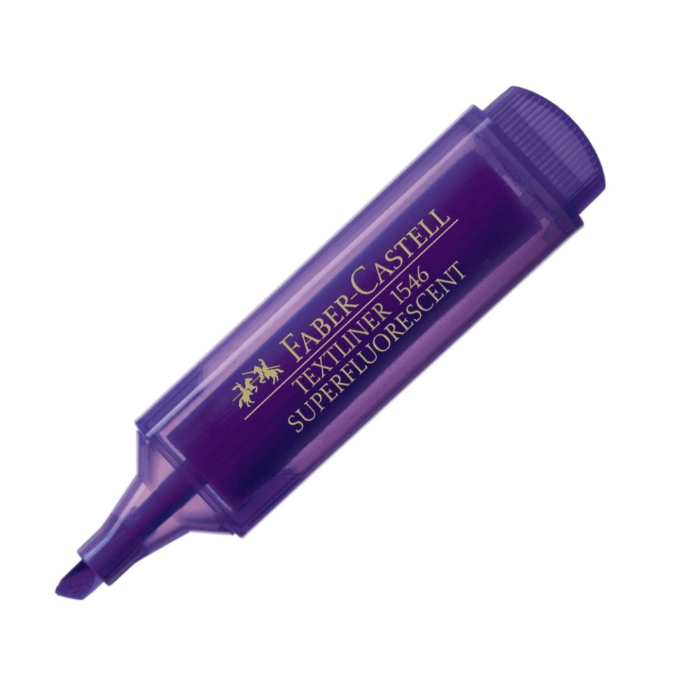 Faber-Castell Fosforlu Kalem Mor