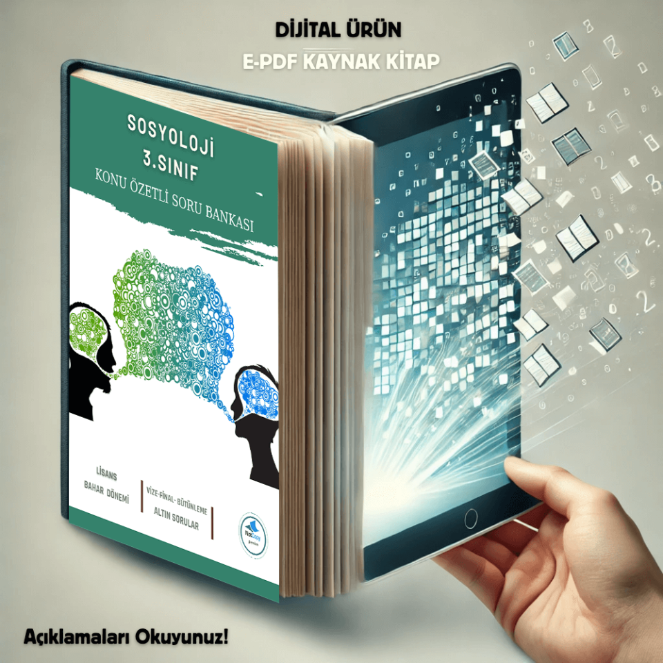 Dijital E-PDF Sosyoloji 3.Sınıf Kaynak Kitabı