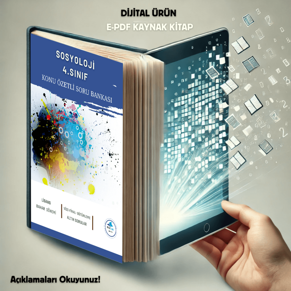 Dijital E-PDF Sosyoloji 4.Sınıf Kaynak Kitabı