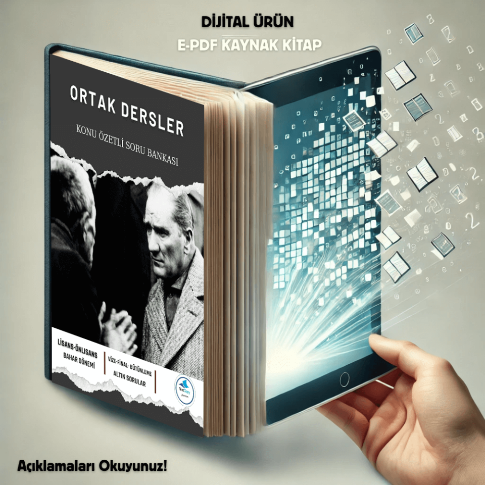Dijital E-PDF ORTAK Dersler Kaynak Kitabı