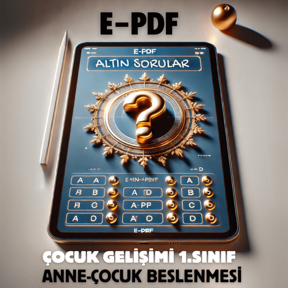 E-PDF Anne Çocuk Beslenmesi Altın Soruları