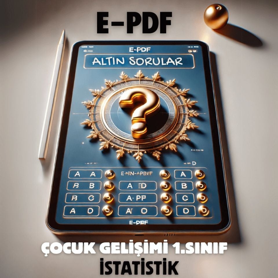 E-PDF İstatistik Altın Soruları