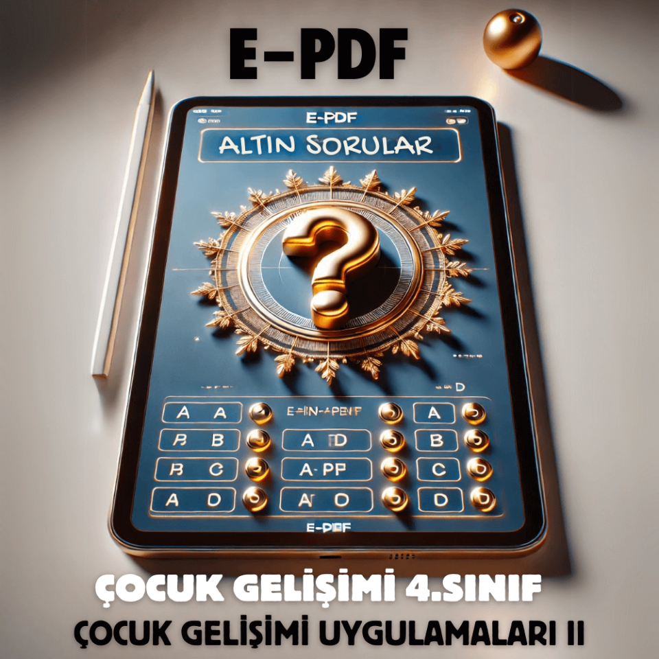 E-PDF Çocuk Gelişimi Uygulamaları II Altın Soruları