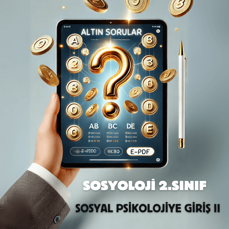 E-PDF Sosyal Psikolojiye Giriş II Altın Soruları