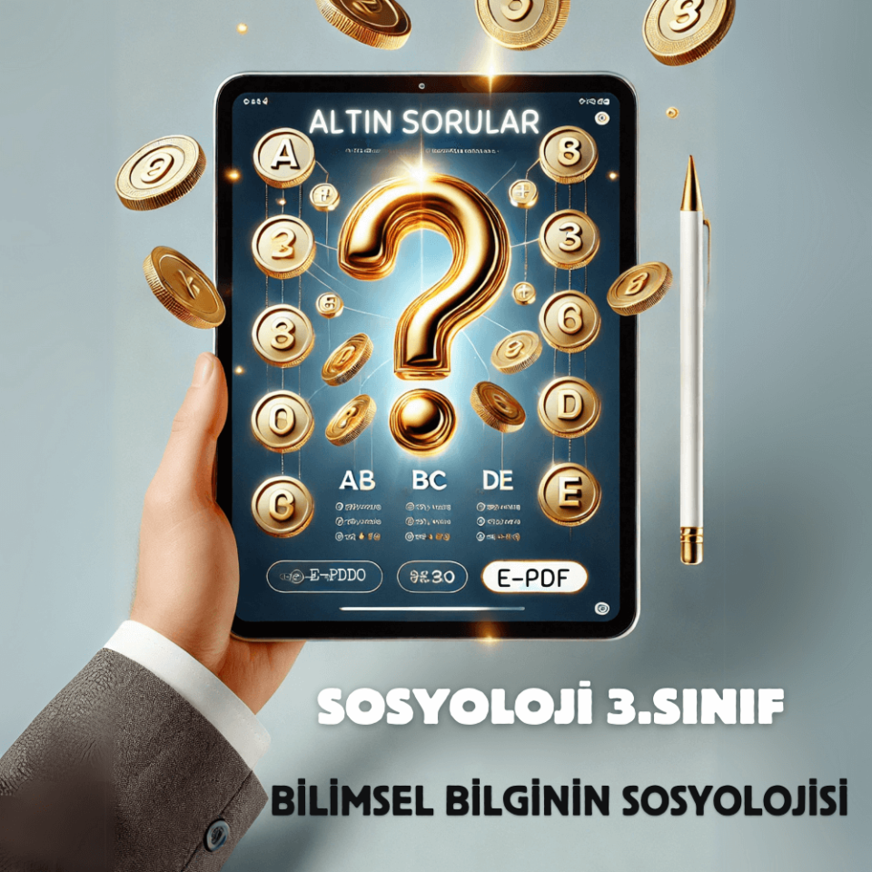 E-PDF Bilimsel Bilginin Sosyolojisi Altın Soruları