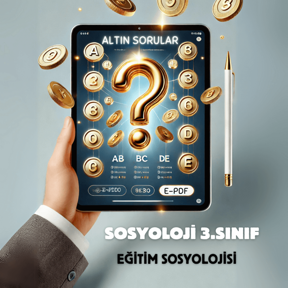 E-PDF Eğitim Sosyolojisi Altın Soruları