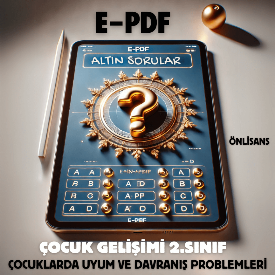 E-PDF Çocuklarda Uyum Ve Davranış Problemleri Altın Soruları