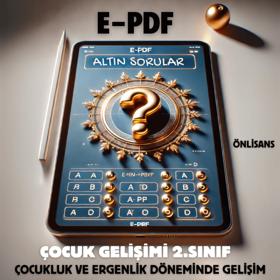 E-PDF Çocukluk Ve Ergenlik Döneminde Gelişim  Altın Soruları