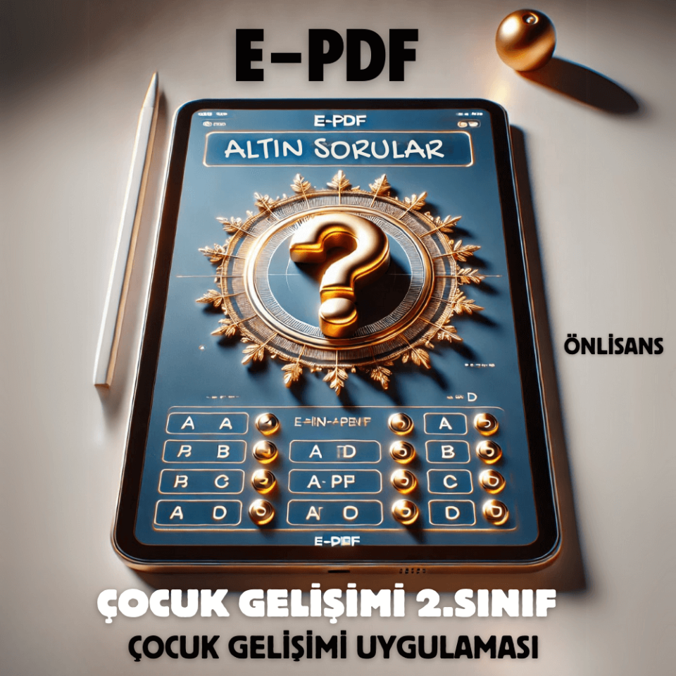 E-PDF Çocuk Gelişimi Uygulaması Altın Soruları