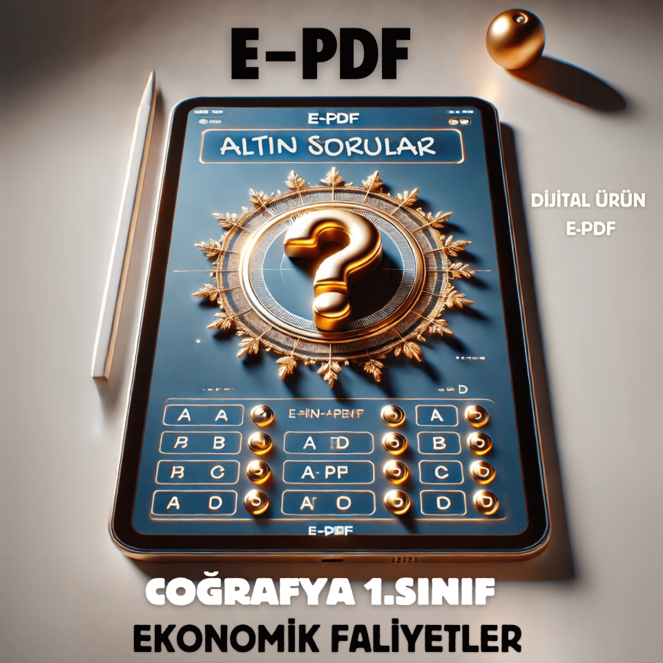 E-PDF  Ekonomik Faaliyetler Altın Soruları