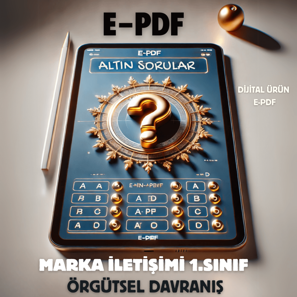 E-PDF  Örgütsel Davranış Altın Soruları