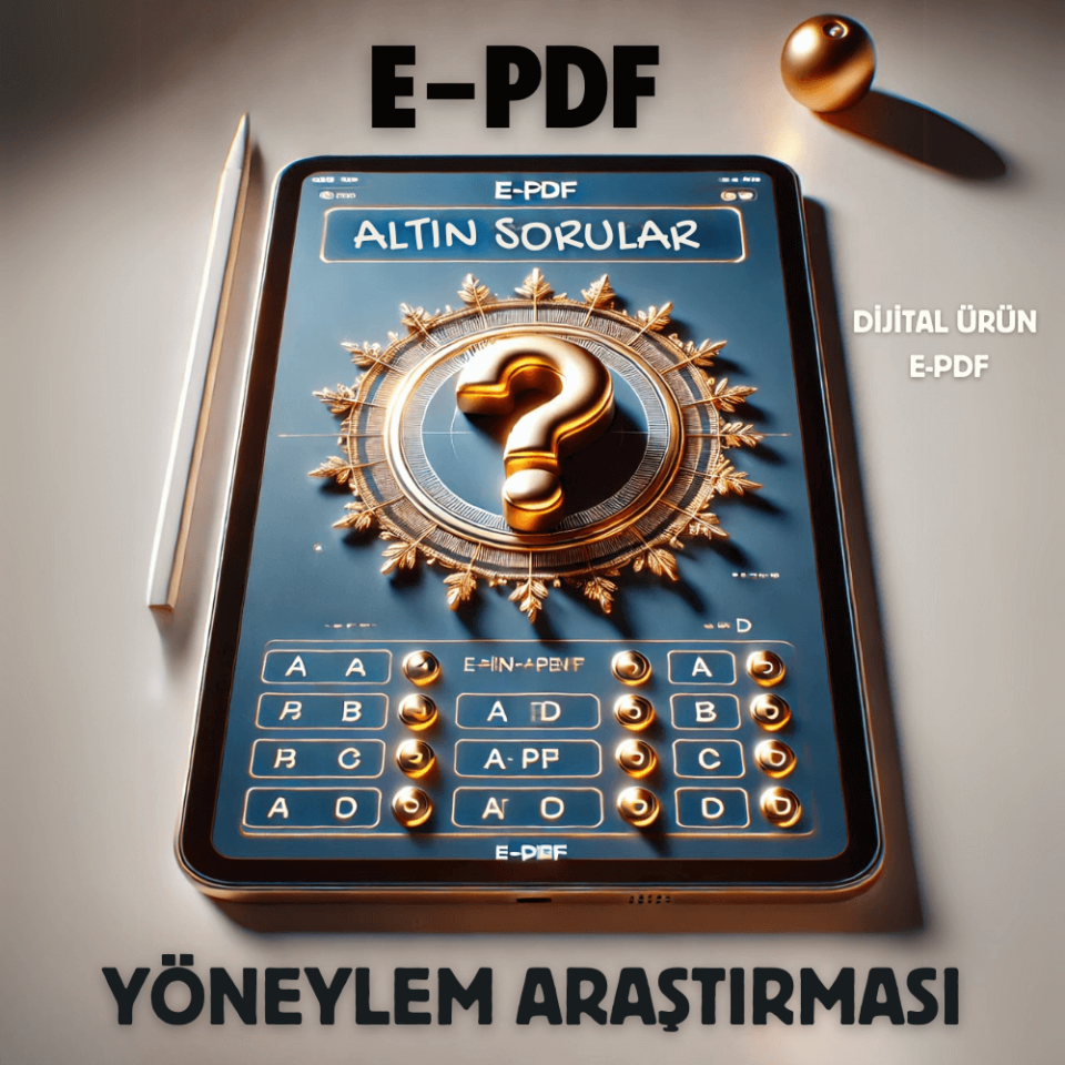 E-PDF Yöneylem Araştırması Altın Soruları