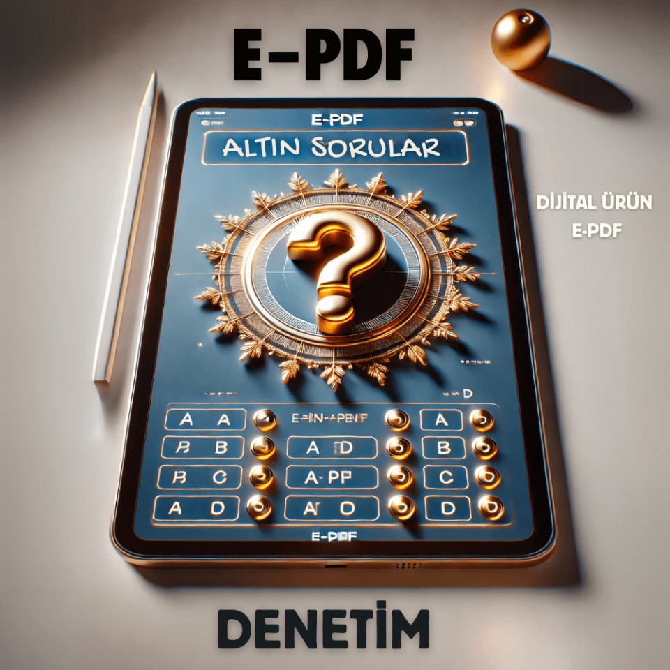 E-PDF Denetim Altın Soruları