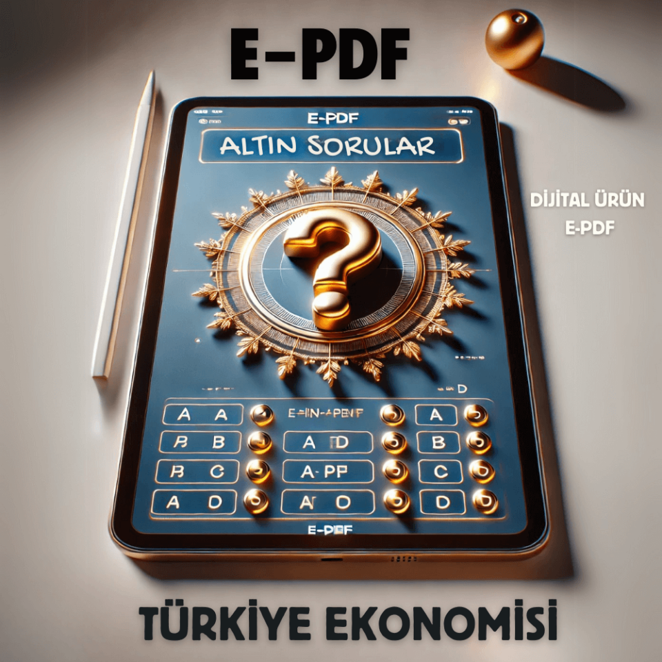 E-PDF Türkiye Ekonomisi Altın Soruları