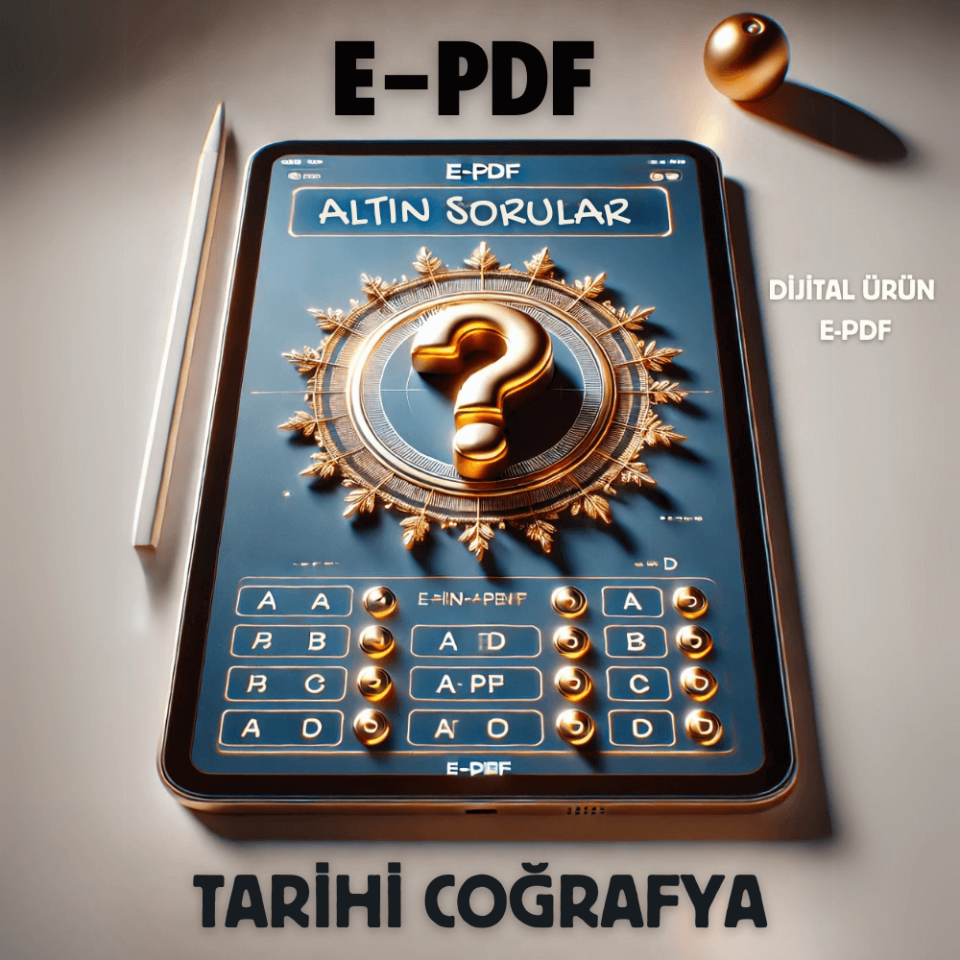E-PDF Tarihi Coğrafya Altın Soruları