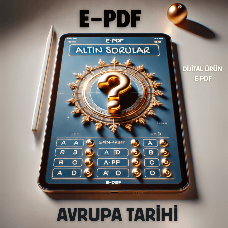 E-PDF Avrupa Tarihi Bölgeleri Soruları