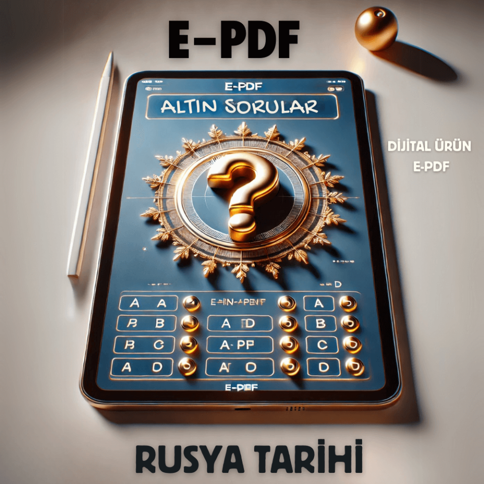 E-PDF Rusya Tarihi Altın Soruları