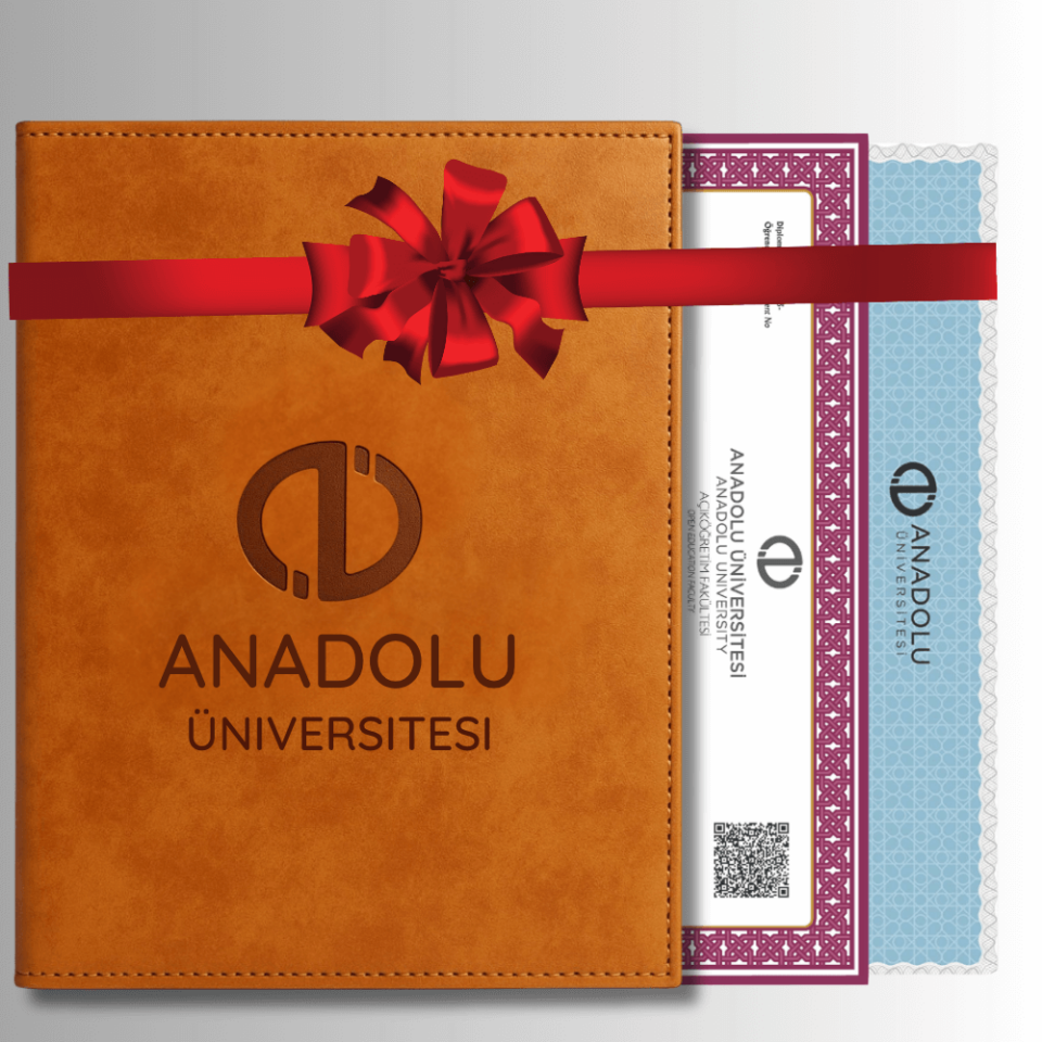 AÖF Özel Tasarım Diploma Dosyası (TABA) Ve Sedef Kağıda Özel Baskı