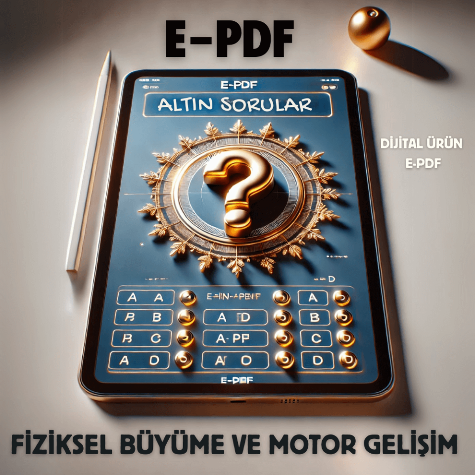 E-PDF Fiziksel Büyüme ve Motor Gelişim Altın Soruları