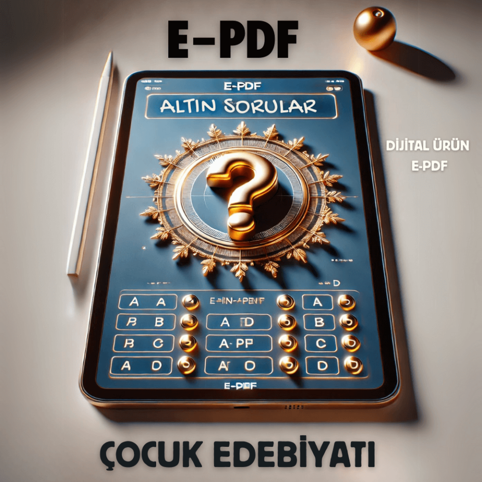 E-PDF Çocuk Edebiyatı Altın Soruları