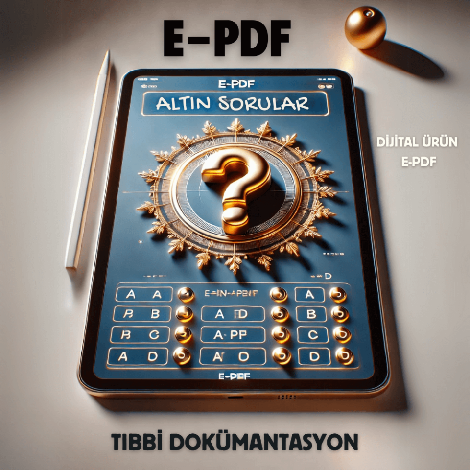 E-PDF Tıbbi Dokümantasyon Altın Soruları