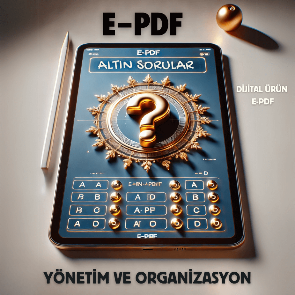 E-PDF Yönetim Ve Organizasyon Altın Soruları